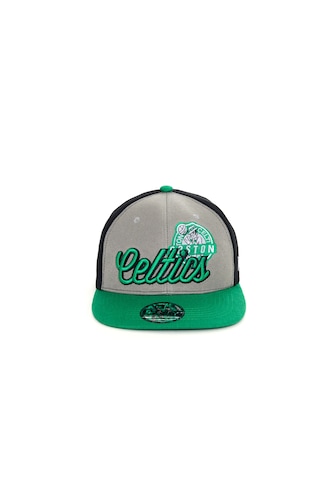 Berellini Celtics Hip-hop Şapka Özel Kolleksiyon Gri - Yeşil