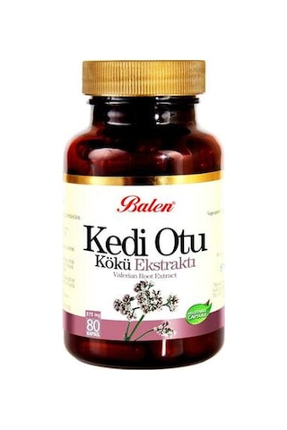 Balen Kedi Otu Kökü Ekstraktı Kapsül 80 X 375 MG