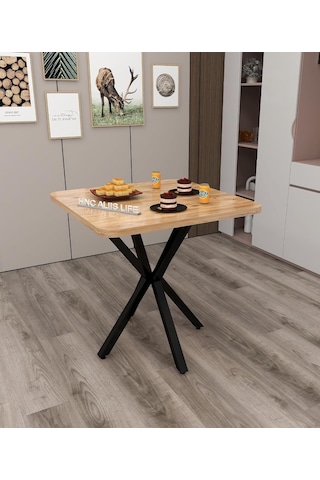 Mutfak Masası, Cafe, Restaurant Masaları, Balkon Masası, Ahtapot Ayaklı Masa, 70x70 Cm Kare Diğer
