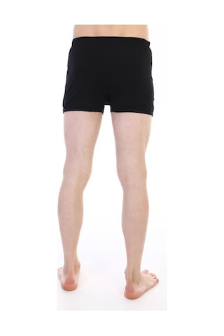 Çift Kaplan Erkek Elastanlı Spor Külot Boxer 800 Siyah
