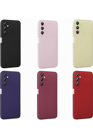 Zore Galaxy Uyumlu A25 Kılıf Premier Silikon Kapak - Rose Gold Rose Gold