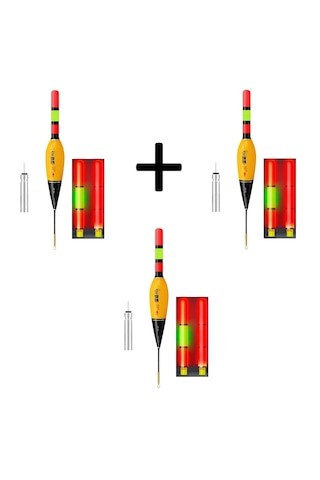 Renk Değiştiren Pilli Işıklı Şamandıra Akıllı Şamandıra Elektronik Şamandıra 3 Gr 3'lü Set
