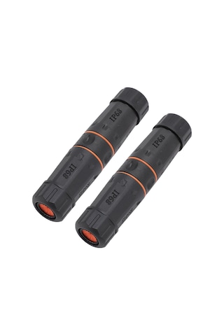 Fosenze Ip68 Su Ve Toz Dayanıklı Cat6a Rj45 Feme-feme Ethernet Koppleri, Dış Mekan İçin 2 Adet M23 Port, 250mhz, Cat5/cat5e/cat6 Uyumlu