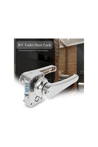 Nayomiglow Rv Tuvalet Kapı Kilidi Banyo Kapı Kilidi Karavan Tekne Mandal Kolu Kilidi Rv Aksesuarları
