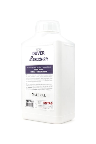 Duver Renewer 1 Kg Su Bazlı Nubuk Ve Süet Canlandırıcı Beyaz