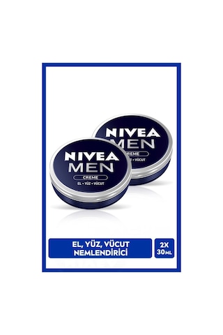 NIVEA Men El Yüz ve Vücut Kremi 2 x 30 ML