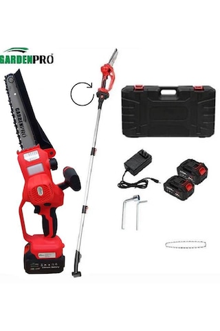 Gardenpro Vst9c208 Lityum Akülü Uzatma Aparatlı Budama Testeresi
