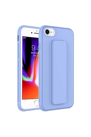 Apple Uyumlu iPhone Se 2020 Kılıf Zore Qstand Kapak Lila