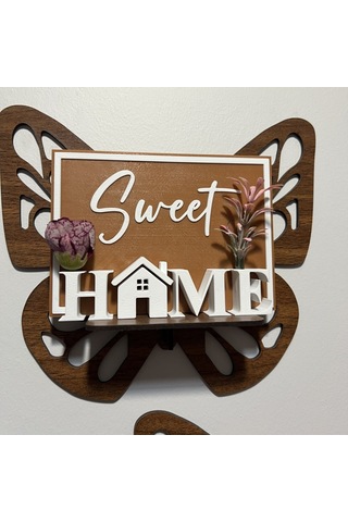 Sweet Home 3d Yazılı Dekoratif Masa Üstü Tablo - 14x10 Cm