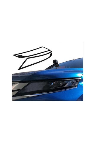Mıtsubıshı L200 2019+ Far Çerçevesı Kaplama - Sıyah N11.2584