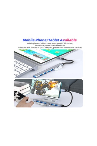 Apera GN-82 Type-C 7 Port USB Çoğaltıcı HUB