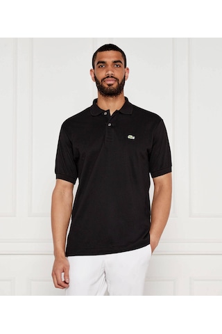 Lacoste Erkek Klasik Pike Kumaş Polo T-shirt Siyah