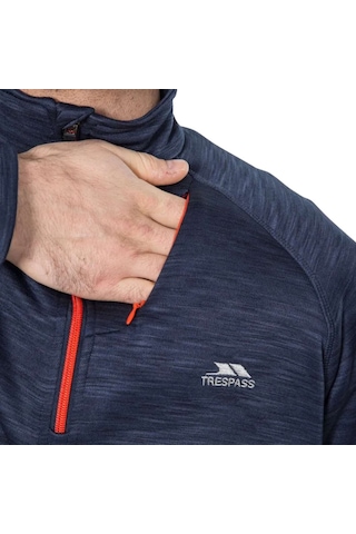 Trespass Trespass Collins - Active Fleece At200 Erkek Mavi Polar 5226 Lacivert