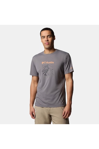 Columbia Columbıa Zero Rules Erkek T-shırt 2118541-023 Gri