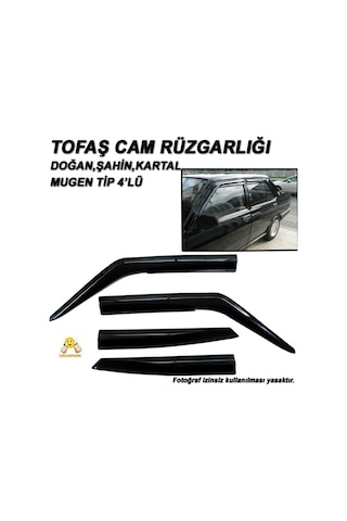 Tofaş Uyumlu Mugen Cam Rüzgarlığı 4'Lü Set Tofaş Uyumlu Cam
