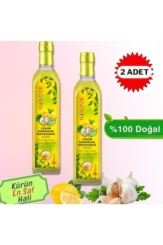Hanzade Bitkisel Limon Sarımsak Maydanoz Kürü 2 x 500 ML
