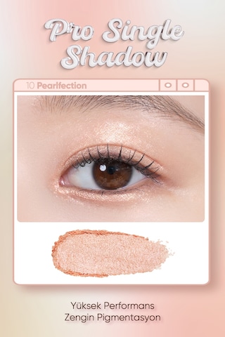 İnci Işıltılı Kremsi Dokuya Sahip Tekli Far Clıo Pro Single Shadow 23fw G10 Pearfection 48589396