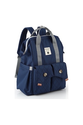 Novahub Moveevo Su Geçirmez Bebek Bezi Sırt Çantası, Çok Amaçlı Seyahat Çantası Mavi