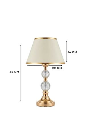 Homing Nile Gold Abajur 242835 Krem-gold
