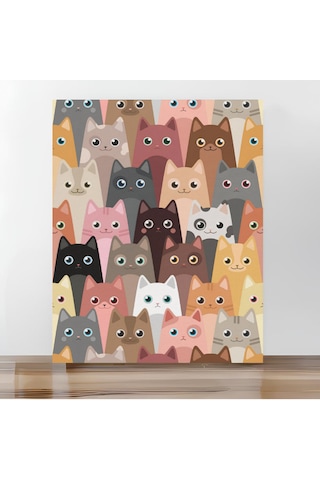 Moranka Tuval&boya Sayılarla Boyama Hobi Tuval Seti Numaralıtuval Fırça Boya Dahil Çıtalı 40x50 Cm -kediler 1 Adet Moranka Tuval&boya Sayılarla Boyama Hobi Tuval Seti Numaralıtuval Fırça Boya Dahil Çıtalı 40x50 Cm -kediler 1 Adet