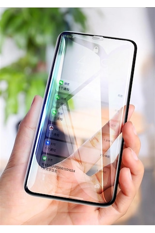 Joyroom Jm225 Apple Uyumlu iPhone Se Tam Kaplayan Temperli Erkan Koruyucu Siyah