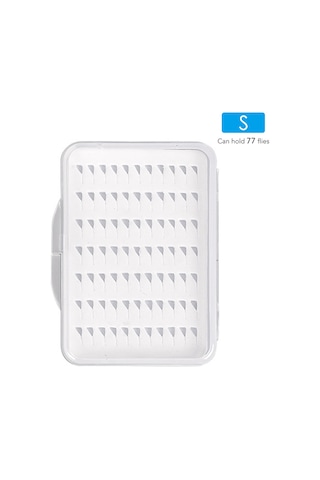 Jeehugo Küçük Boy Saçma Balık İğne Kutusu - Dayanıklı Abs + Eva, Transparent Ve İnce, Uçucu Balıkçılık Aksesuarı