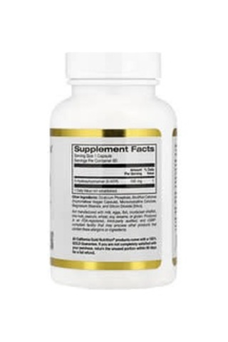California Gold Nutrition, 5-htp, 100 Mg, 60 Vegetable Capsules