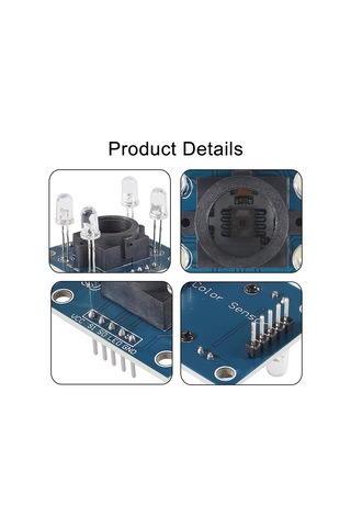 2pcs Gy-31 Tcs3200 Tcs230 Renk Sensörü Modülü Arduino İçin Renk Tanıma Sensörü Modülü