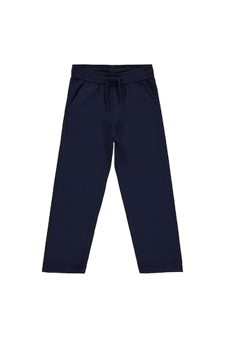 Civil Boys Kendinden Desenli 6-9 Yaş Pantolon - Lacivert