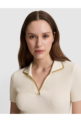 Pierre Cardin Kadın Ekru Kazak /triko 50326899-vr019