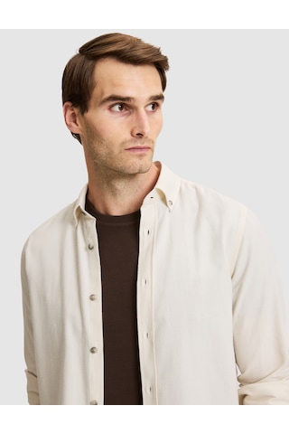 Pierre Cardin Bej Slim Fit Uzun Kollu Gömlek 50333841-vr011