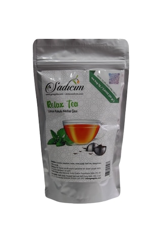 Sadıcım Relax Limon Kokulu Süzen Poşet Melisa Çayı 80 G