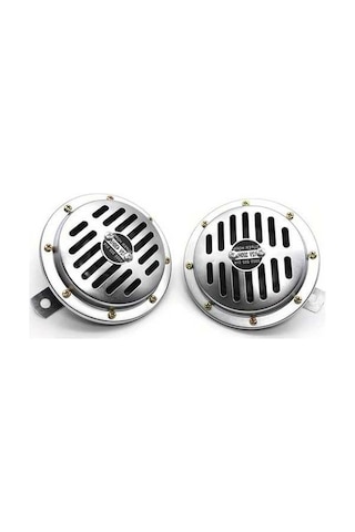 Pazly Drimore 12v 320hz Elektrikli Super Kornası, 2li, 125mm Krom Araç Kornası