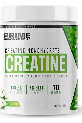 Prime Nutrition Creatine 420 Gram Yeşil Elma