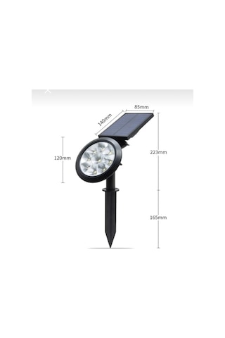 Cata 18w Solar Bahçe Armatürü // Güneş Enerjili Ve Kazıklı Ct-7320