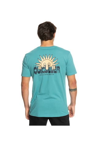 Quiksilver Rise & Shine Erkek Tişört Mavi