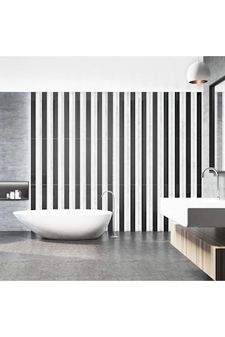 20 Adet Kendinden Yapışkanlı Çıkarılabilir Ayna Duvar Çıkartmaları Çizgili Tasarım Sanat Fayans Çıkartması Kendin Yap Akrilik Ayna Duvar Çıkartmaları Ve Ev Dekorasyonu İçin Duvar Resimleri Gümüş