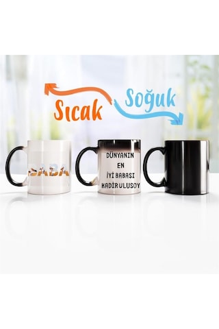 Babaya Özel Sihirli Kupa Bardak