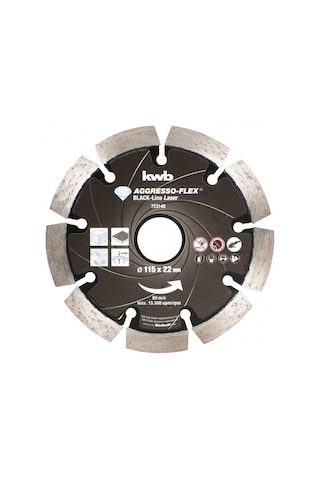 Kwb 723140 Elmas Beton Kesme 115x22 Mm