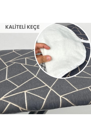 Beylini Ütü Masası Kılıfı Örtüsü Bezi, Keçeli Süngerli Lastikli Y