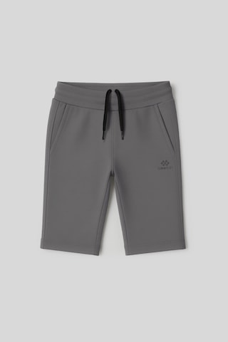 Tommylife Koyu Gri Standart Fit Basic Performans Erkek Çocuk Şort - 11303 Koyu Gri