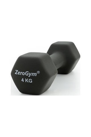 Zerogym Neopren Kaplı İçi Demir Dambıl 4 Kg Gri 1 Adet