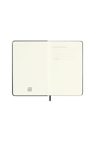 Moleskine Çizgili Siyah Defter Cep Boy Sert Kapak