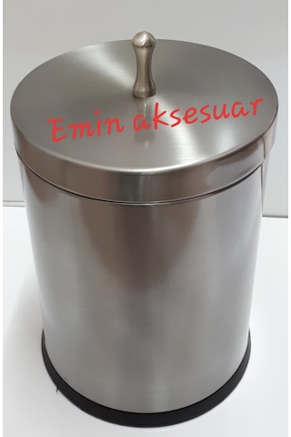 Çöpkovası 5 Litre Manuel Lüx Saten Mat Krom
