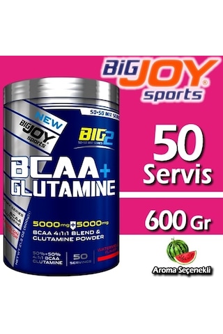 Bigjoy Sports Big2 Bcaa + Glutamin Karpuz Aromalı 50 Servis 600 G