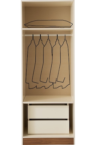 Zen Mdf 2 Kapılı Dolap