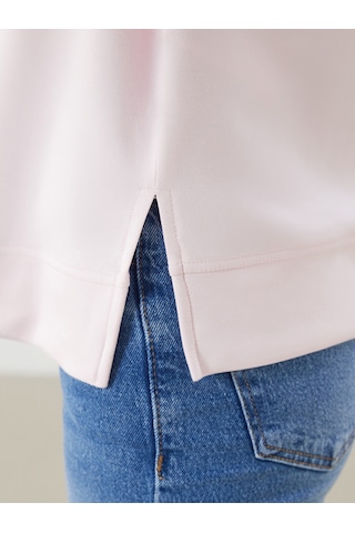Lcwaıkıkı Classic Pembe Oversize Soft Touch Kadın Tişört