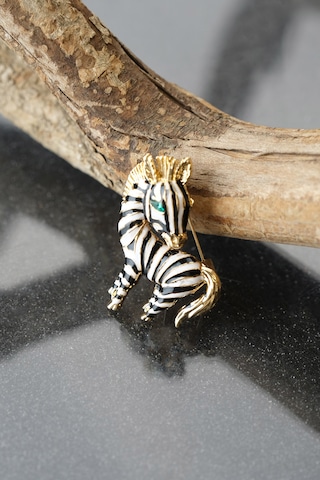 Çildan Womens Zebra Figür Broş