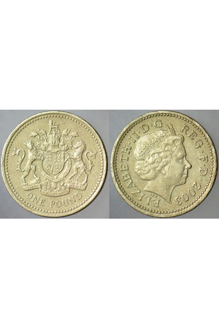 Birleşik Krallık 1 Pound 2003 Kraliçe Iı. Elizabeth - İngiltere.