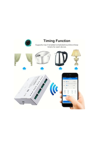 Tuya 4ch akıllı Wifi anahtarı RF 433